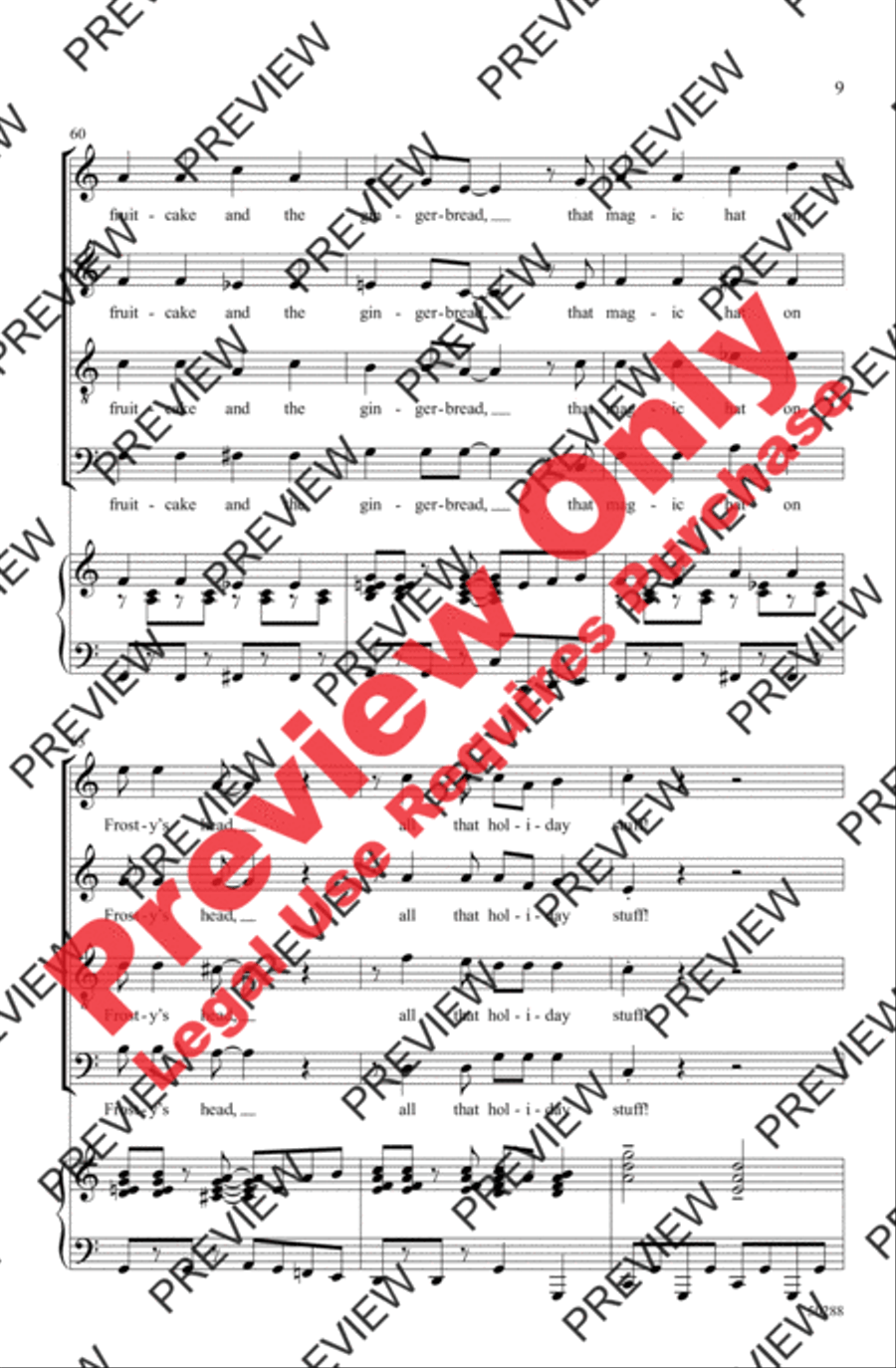 All That Holiday Stuff! 4-Part scores gallery preview page 9