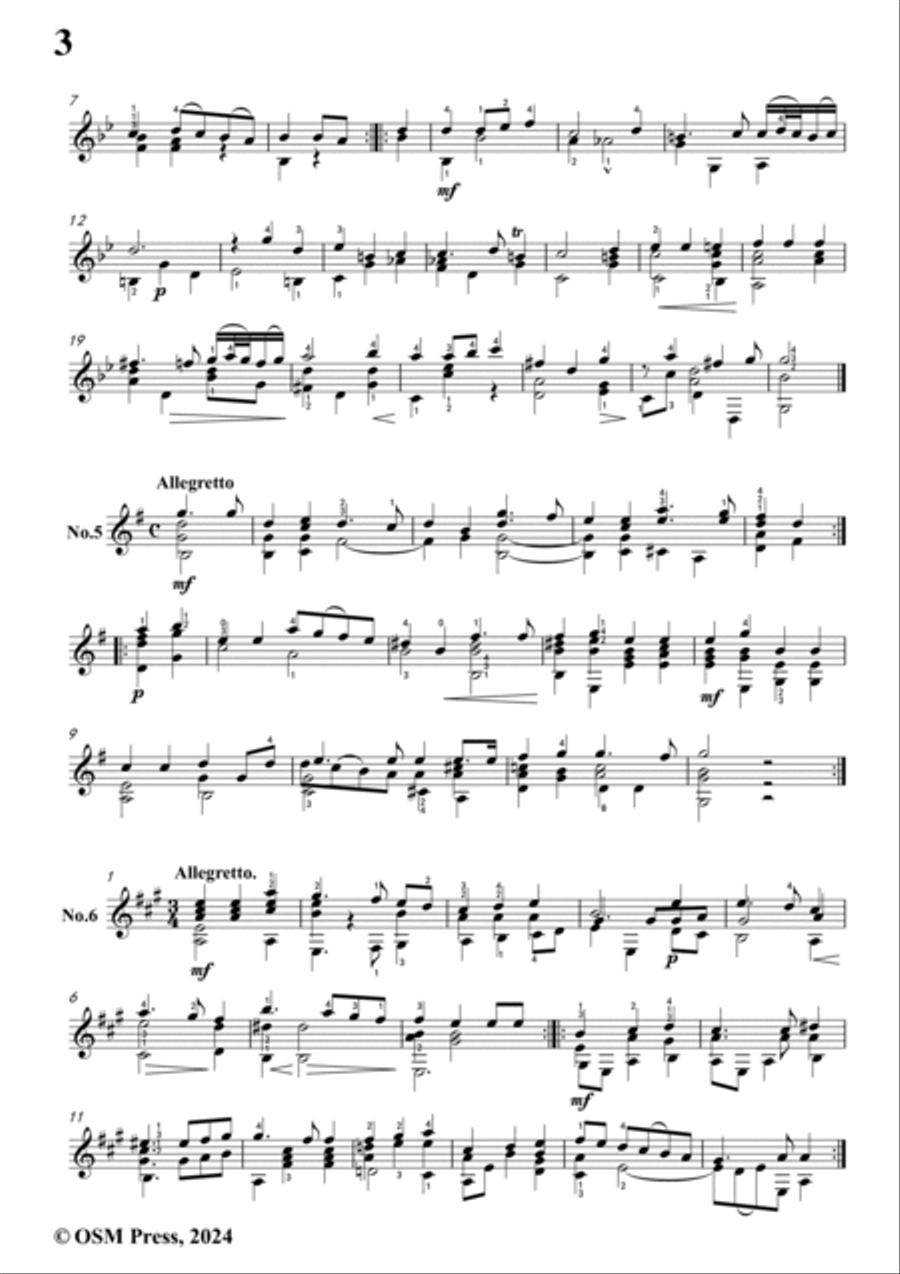 Coste-Livre d'or du guitariste,Op.52,for Guitar Acoustic Guitar scores gallery preview page 4