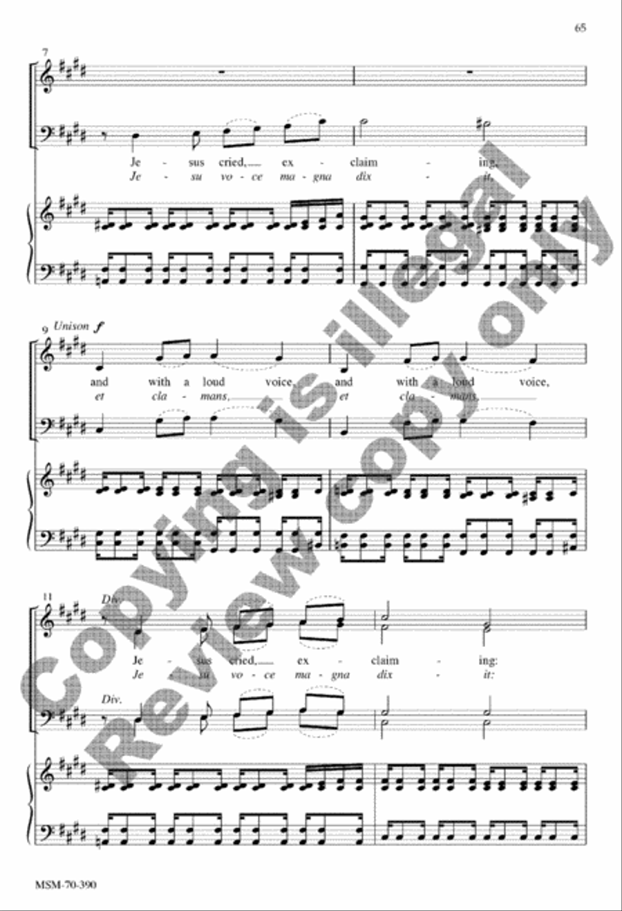 Seven Last Words Seven Last Words 4-Part scores gallery preview page 78