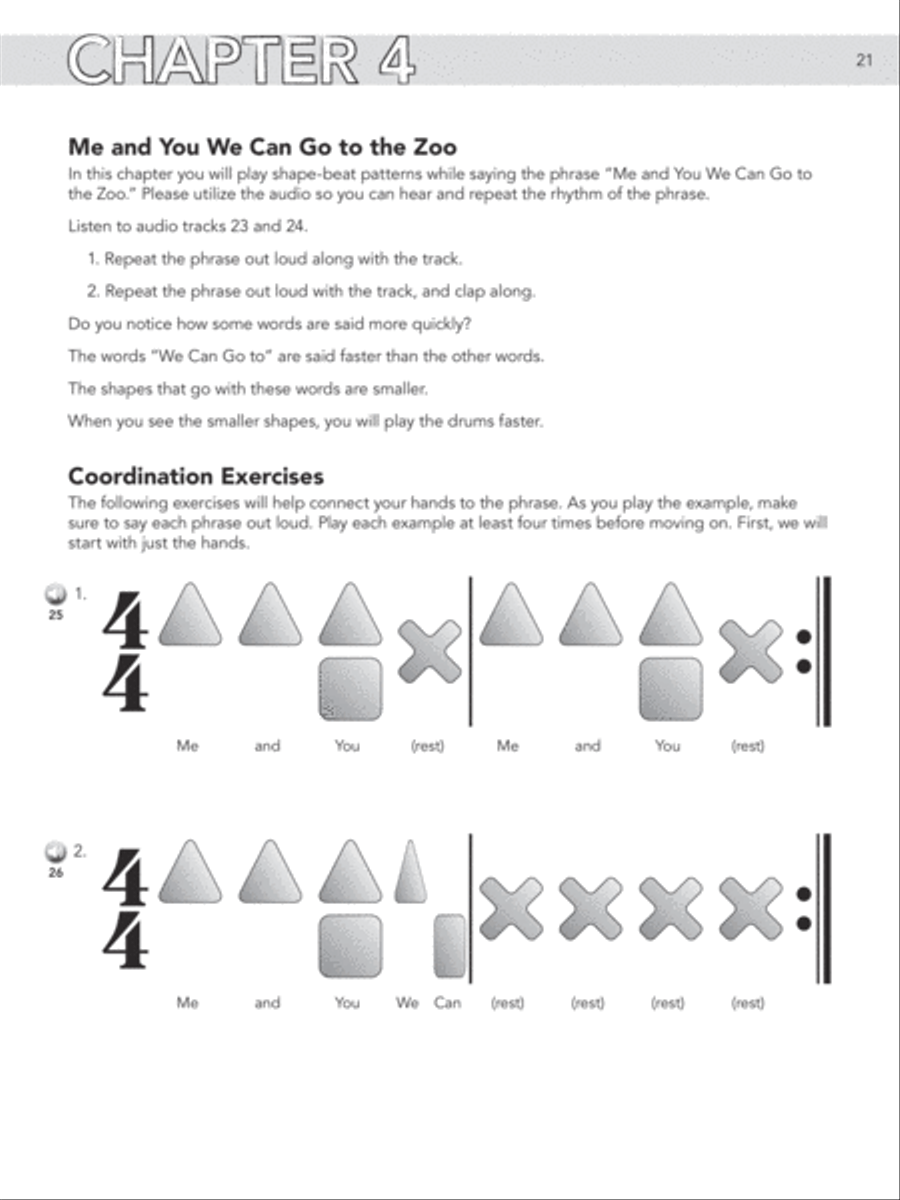 Shape Beats for Kids Percussion scores gallery preview page 5