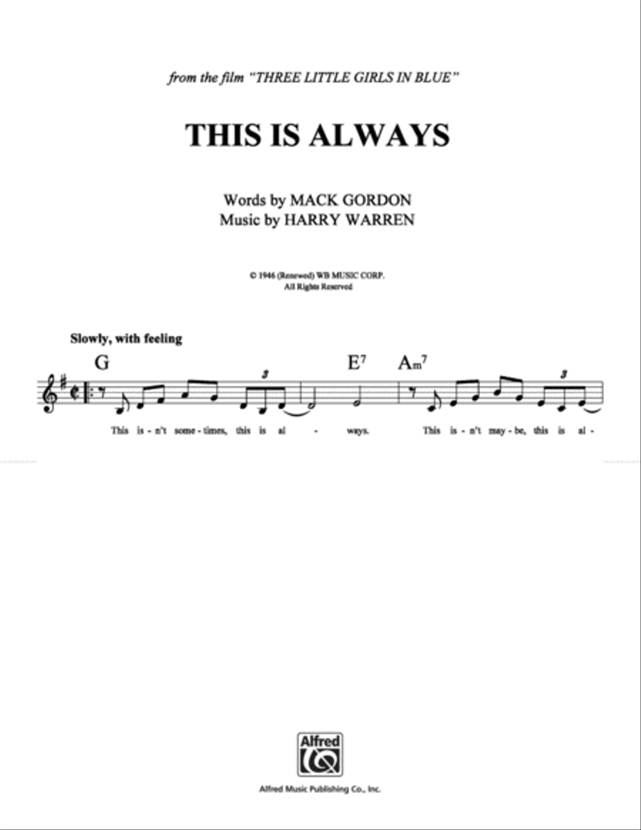 This is Always This is Always School and Community scores gallery preview page 1