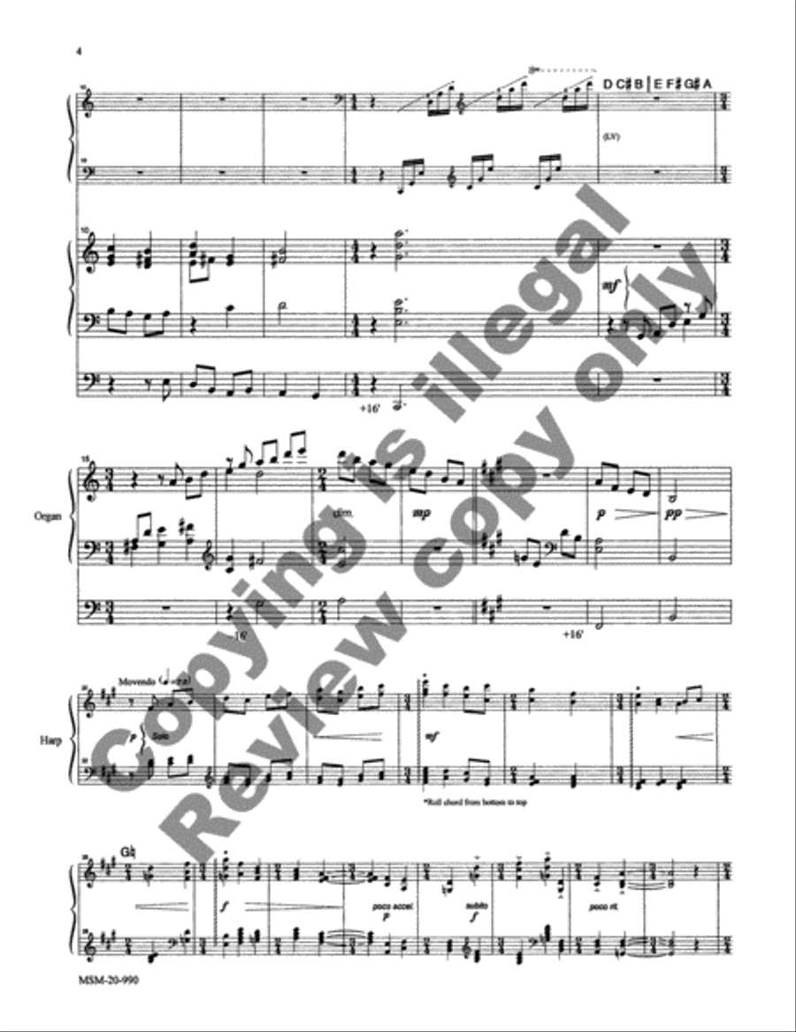 Legend for Harp and Organ