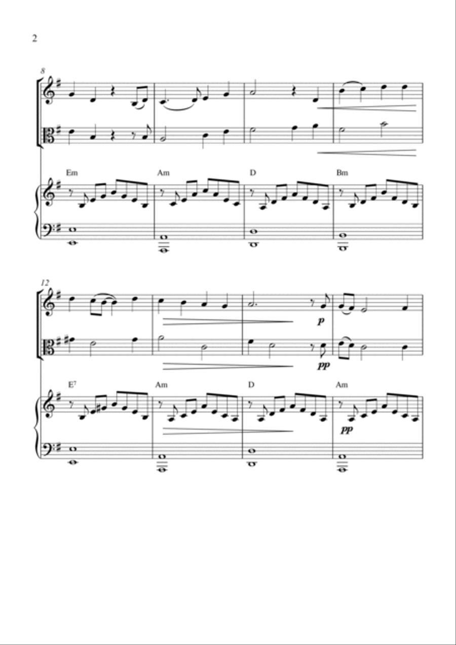 Perhaps Love String Duet scores gallery preview page 2