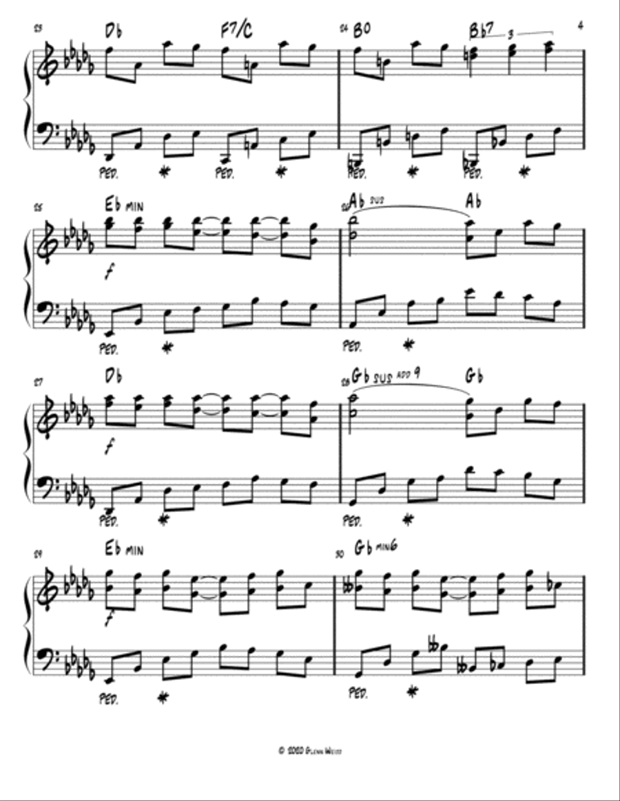 Deep Thoughts Piano Solo scores gallery preview page 4