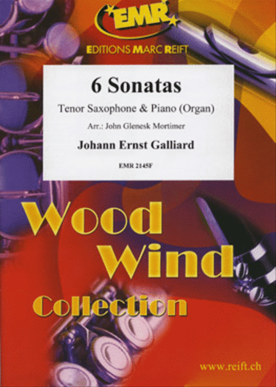 6 Sonatas Tenor Saxophone scores gallery preview page 1