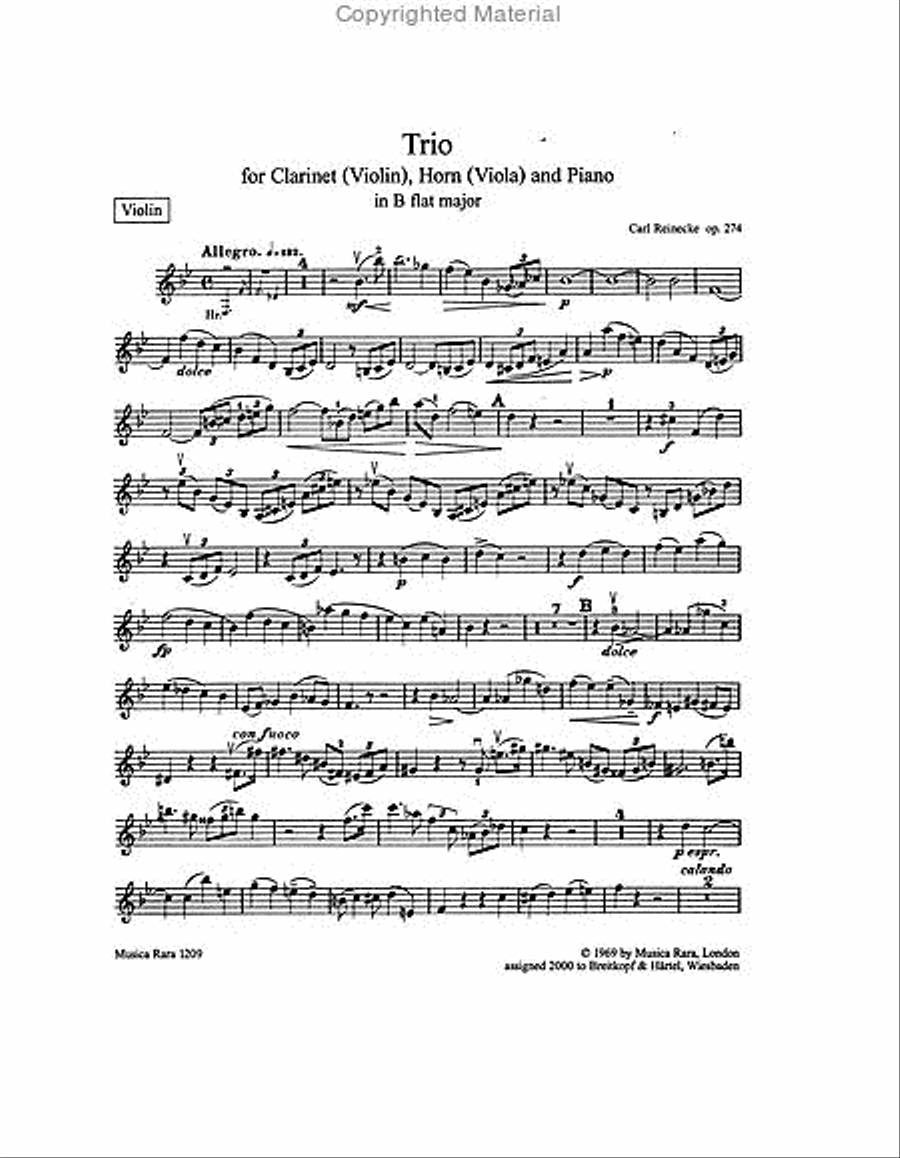 Trio in Bb major Op. 274 Trio in Bb major Op. 274 Piano Trio scores gallery preview page 4