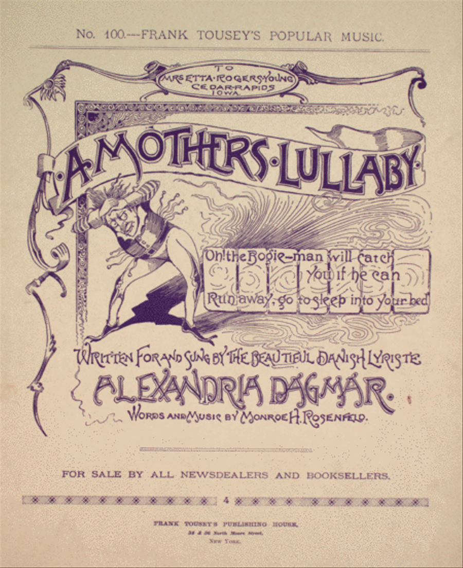 A Mother's Lullaby Voice scores gallery preview page 1
