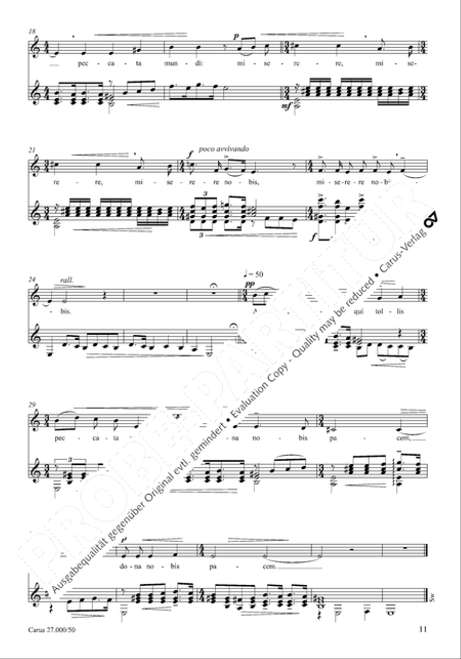 Messa di Gioia Choir scores gallery preview page 12
