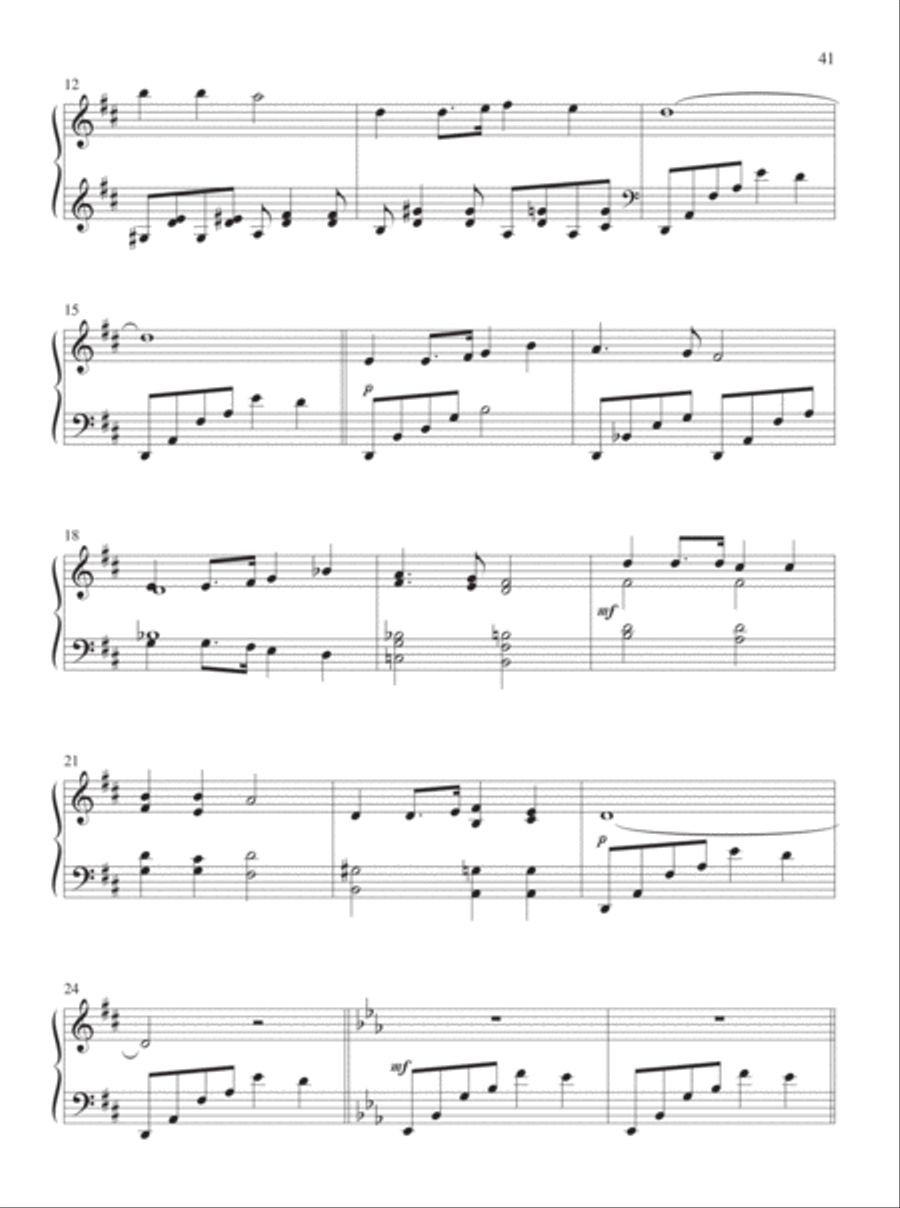 The Cross of Christ Piano Solo scores gallery preview page 23