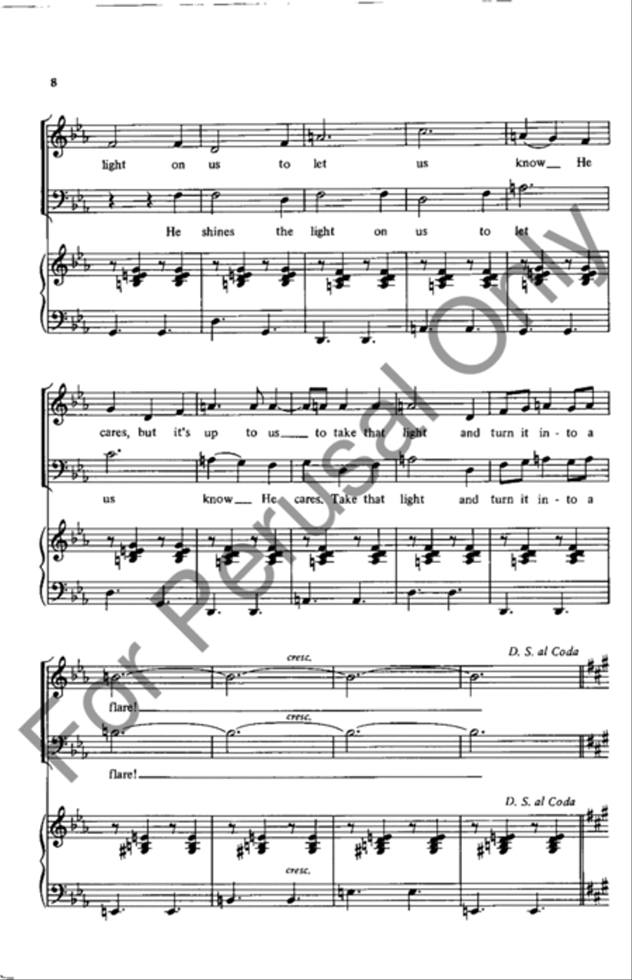 Move Forward And Onward With Jesus 4-Part scores gallery preview page 7