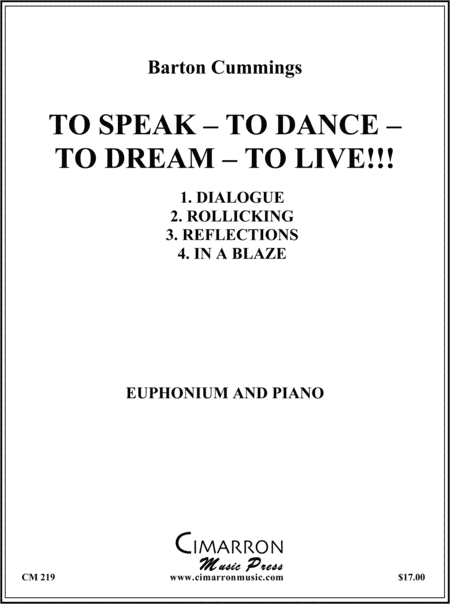 To Speak - To Dance - To Dream - To Live!