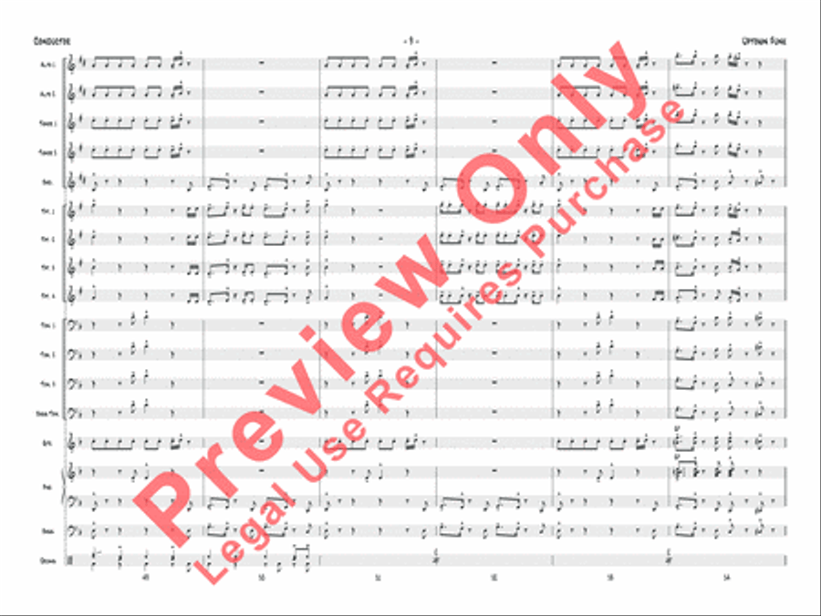 Uptown Funk Jazz Ensemble scores gallery preview page 10