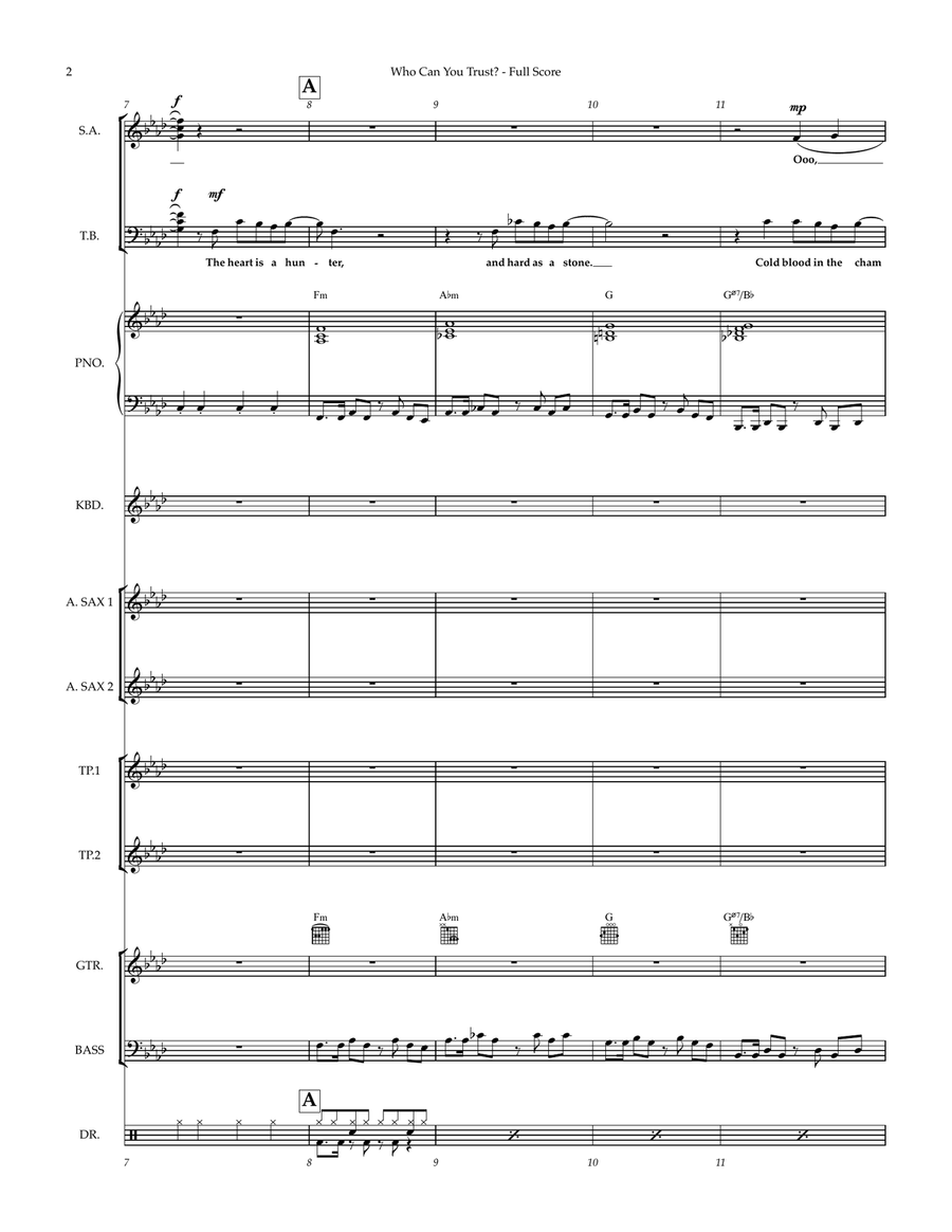 Who Can You Trust Large Ensemble scores gallery preview page 2