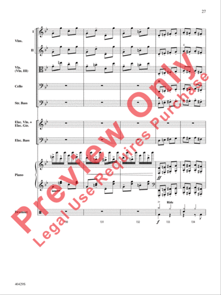 Wish Liszt String Orchestra scores gallery preview page 28