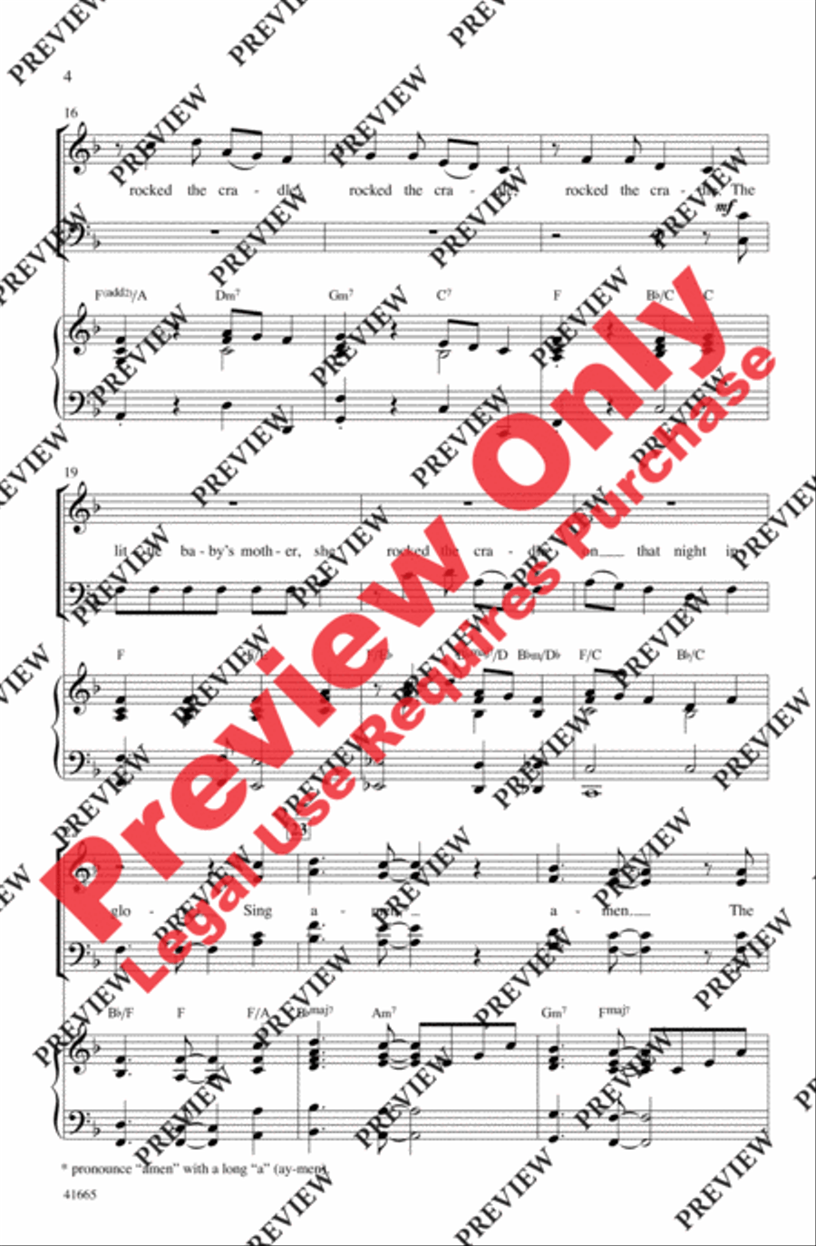 The Little Cradle Rocked - SoundTrax CD (CD only) Choir scores gallery preview page 4