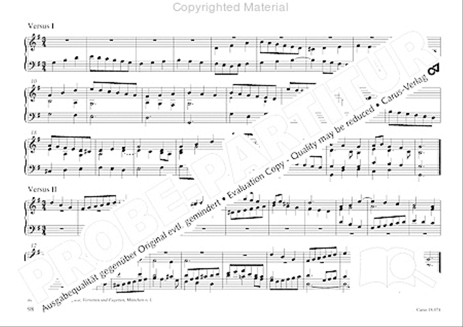 Organo pleno. Orgelstucke zum Ein- und Auszug Organ Solo scores gallery preview page 106