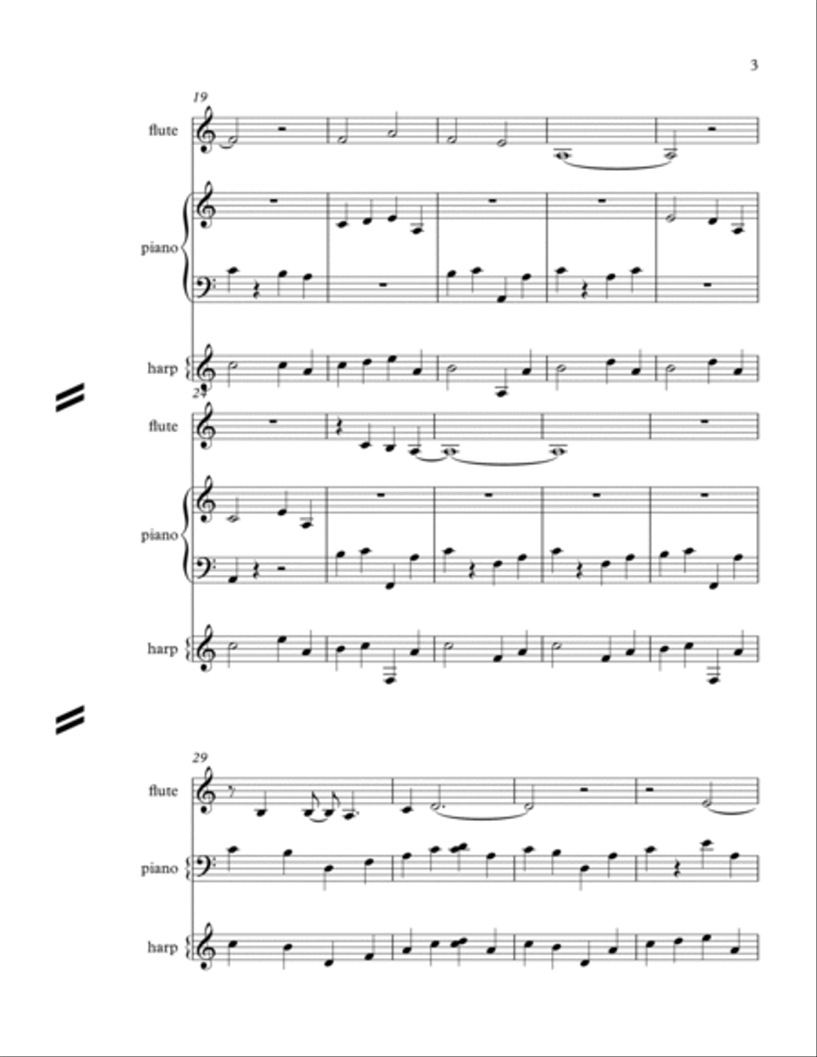 Un Beau Dégoûtant - Score Only Chamber Orchestra scores gallery preview page 3
