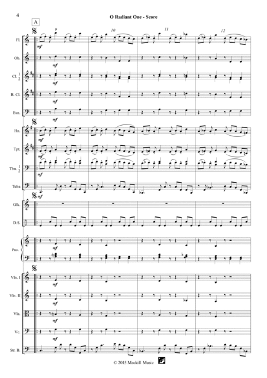 O Radiant One O Radiant One Full Orchestra scores gallery preview page 4