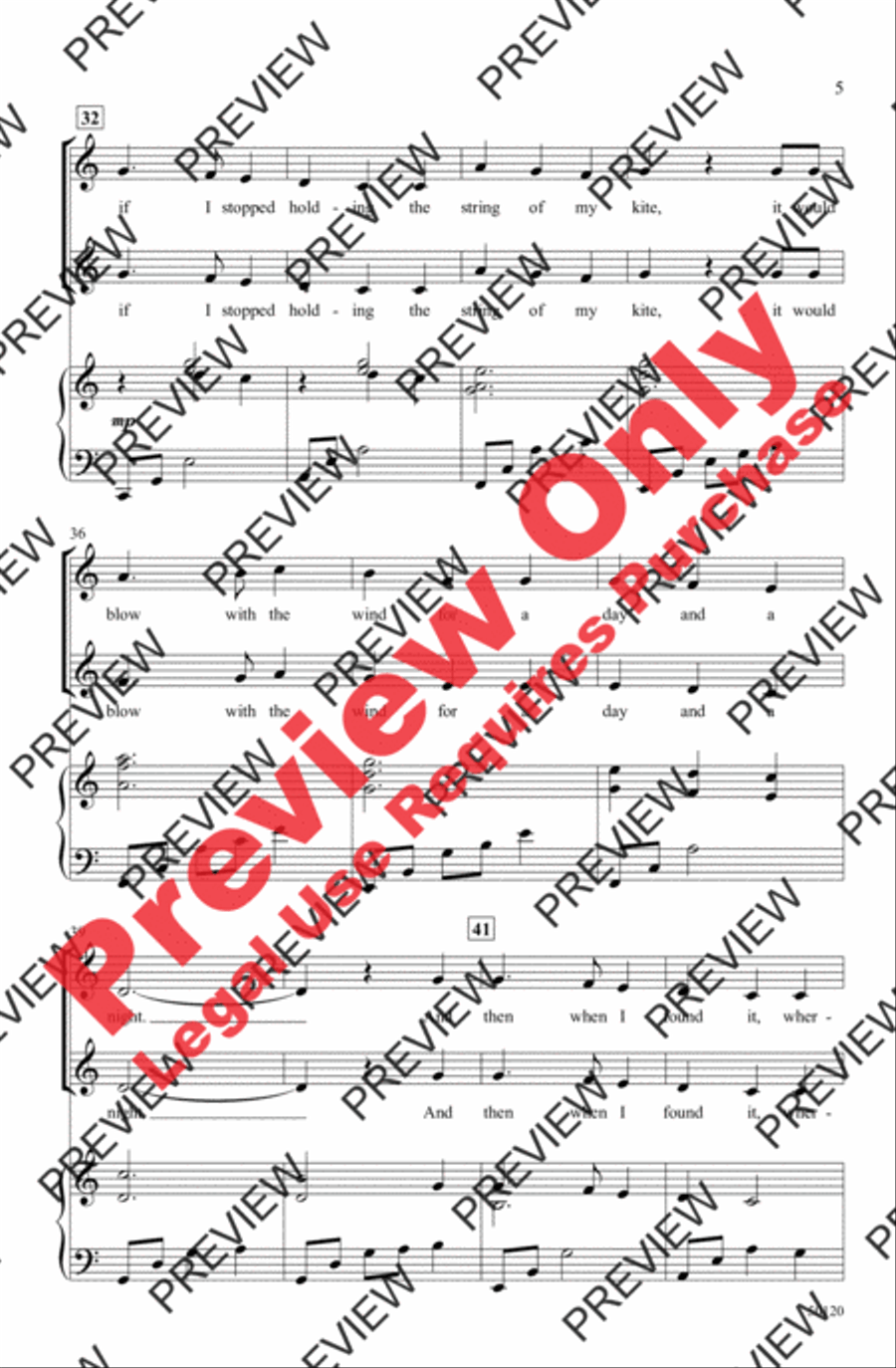 Wind on the Hill 2-Part scores gallery preview page 5
