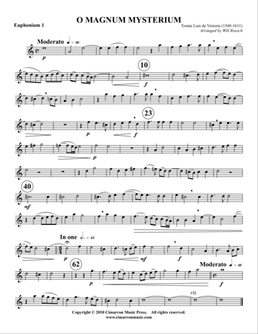 O magnum mysterium EETT scores gallery preview page 4