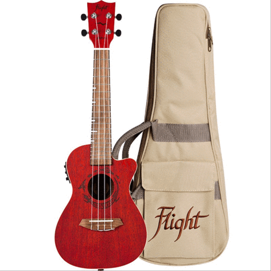 Flight Duc380 Ceq Coral Electro Acoustic Concert Ukulele Ukulele scores gallery preview page 1