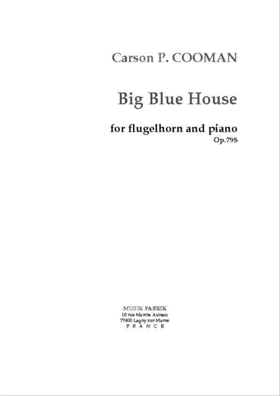 Big Blue House Big Blue House Flugelhorn scores gallery preview page 1