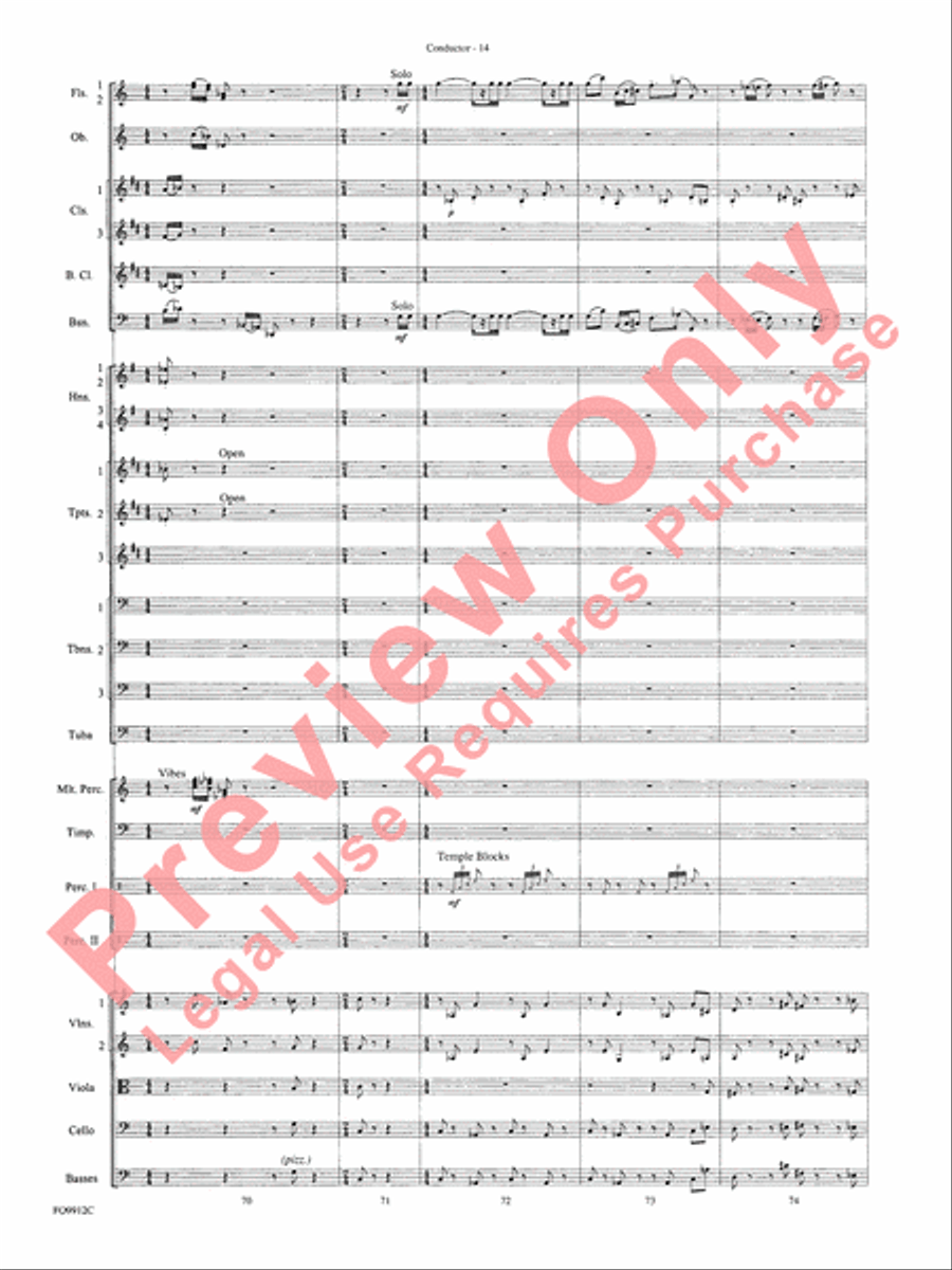 Selections from Star Wars: Episode I The Phantom Menace Full Orchestra scores gallery preview page 16