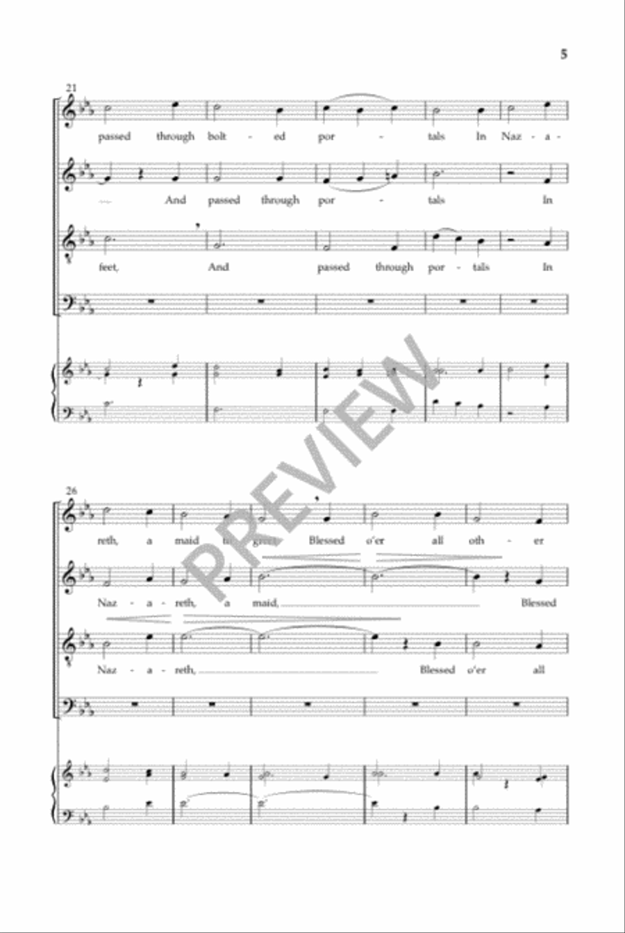 There Stood in Heaven a Linden Tree 4-Part scores gallery preview page 6