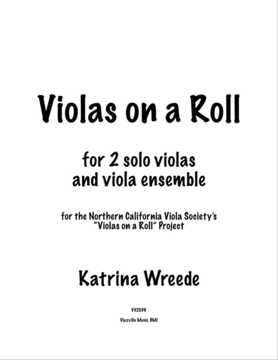 Violas on a Roll Small Ensemble scores gallery preview page 1