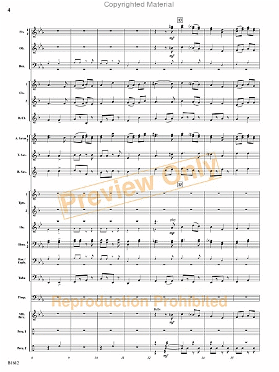 Hopak! Concert Band scores gallery preview page 25