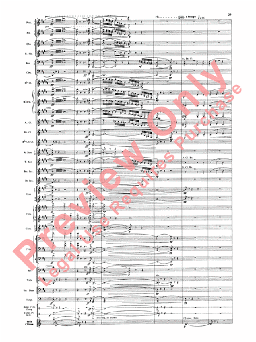 Russian Christmas Music Russian Christmas Music Concert Band scores gallery preview page 32
