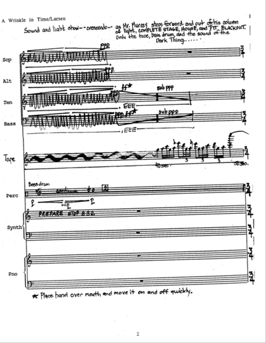 A Wrinkle in Time Choir scores gallery preview page 3