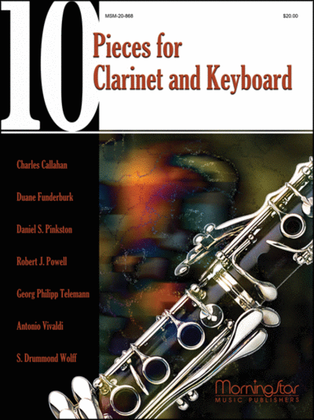 Book cover for Ten Pieces for Clarinet and Keyboard
