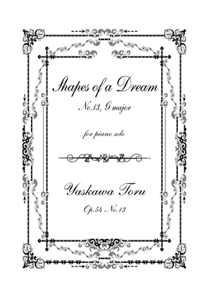 Book cover for Shapes of a Dream No.13, G major, Op.54 No.13