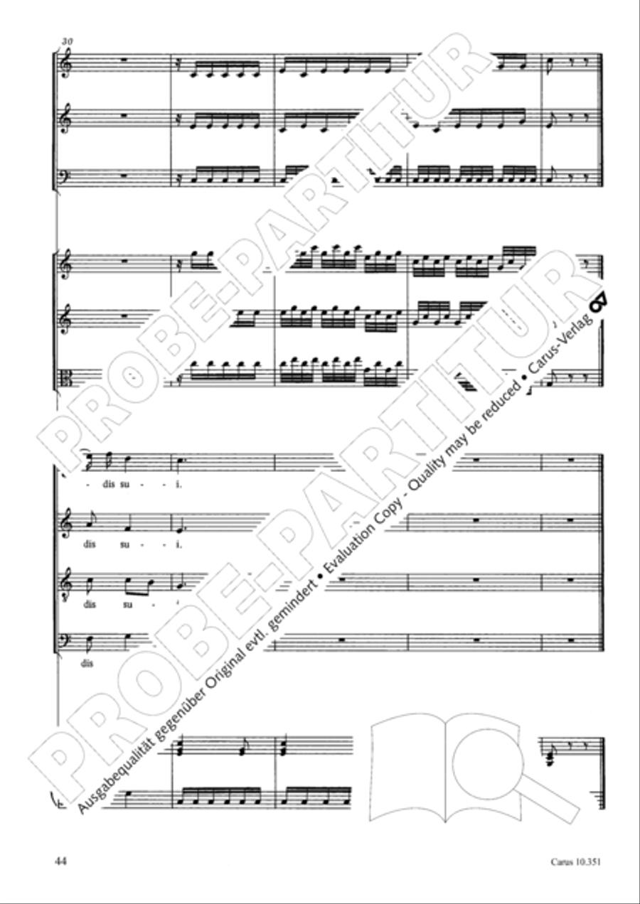 Magnificat 4-Part scores gallery preview page 45