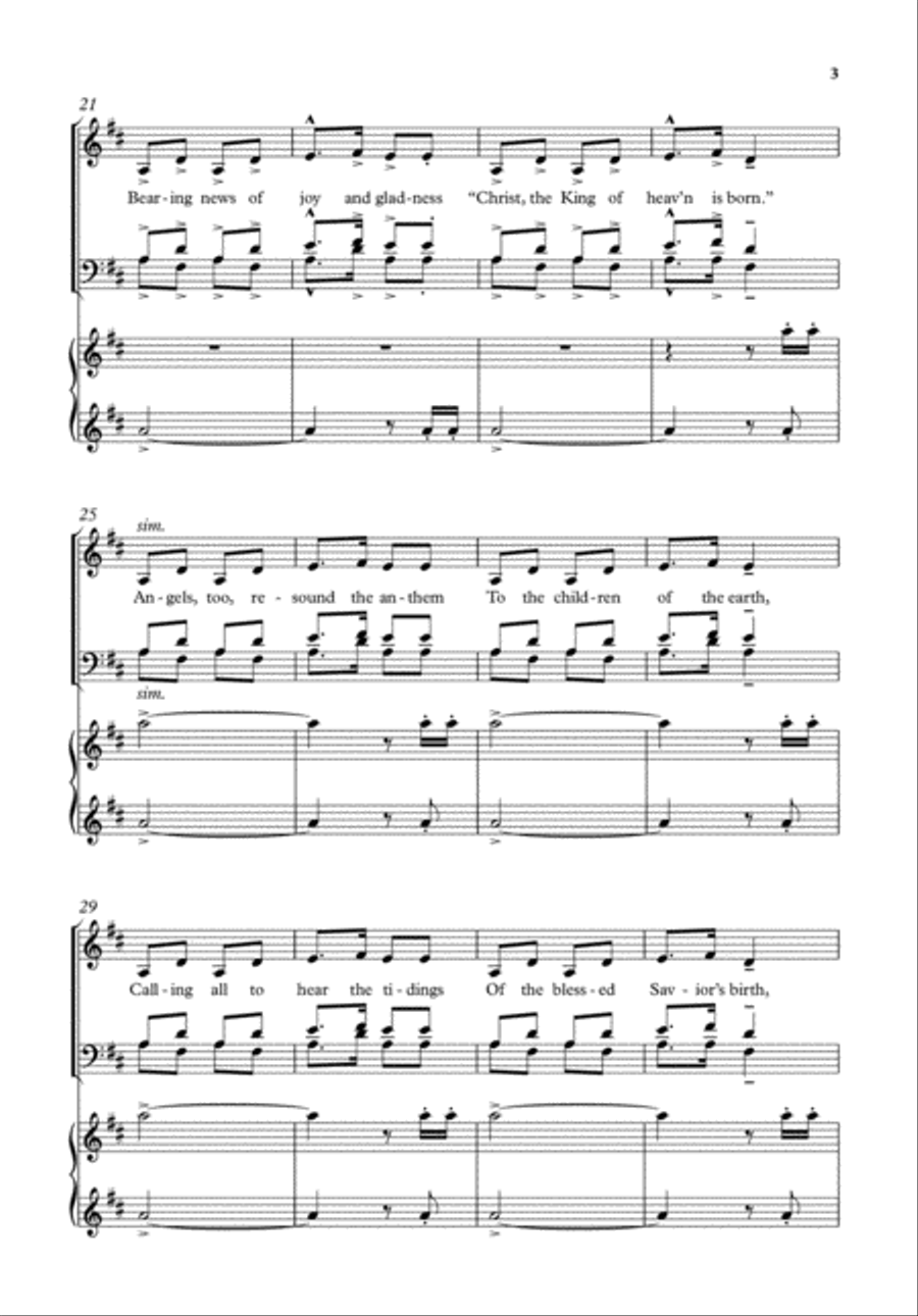 Mack Wilberg Carols 4-Part scores gallery preview page 3