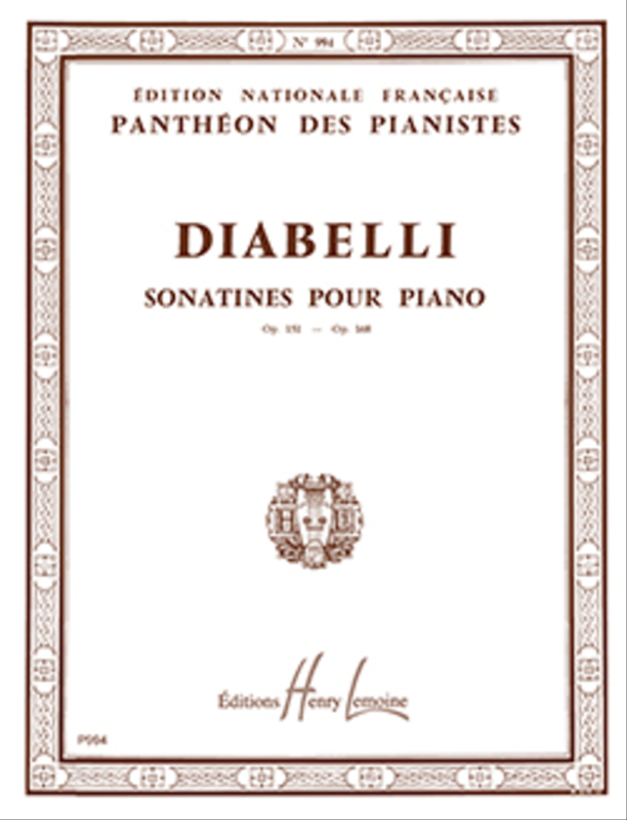 Sonatines Op. 151 et 168 Piano Solo scores gallery preview page 1
