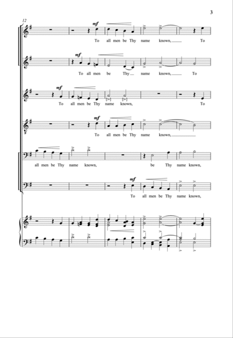 Eternal Father A Cappella scores gallery preview page 3