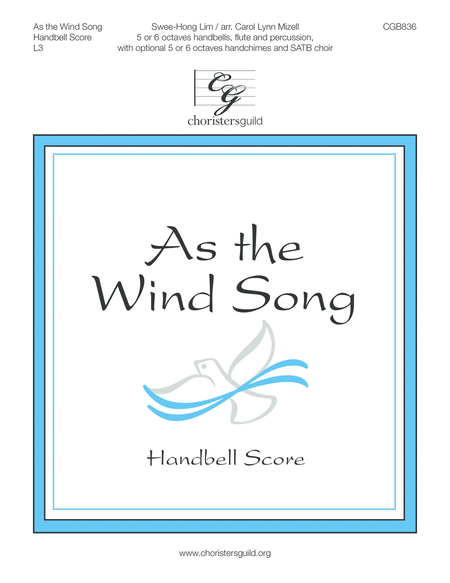 As the Wind Song - Handbell Score image number null