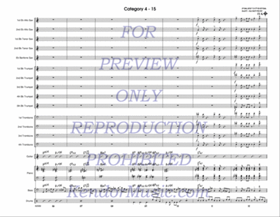 Category 4 Jazz Ensemble scores gallery preview page 16