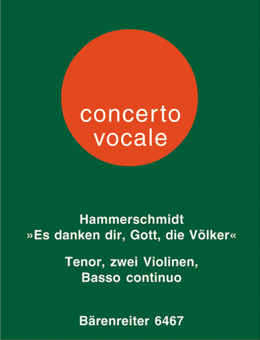 Es danken dir, Gott, die Völker Soprano Voice scores gallery preview page 1
