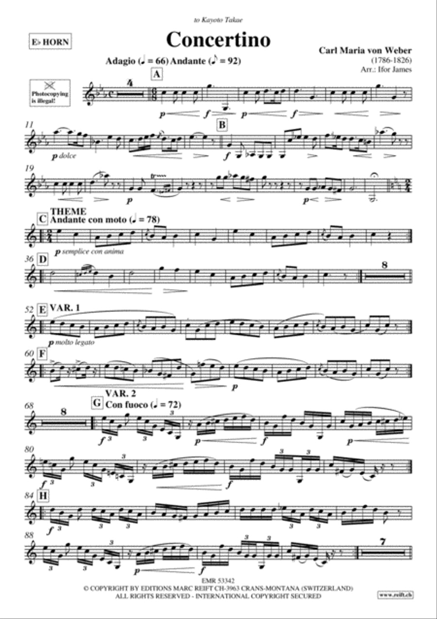 Concertino Horn scores gallery preview page 2