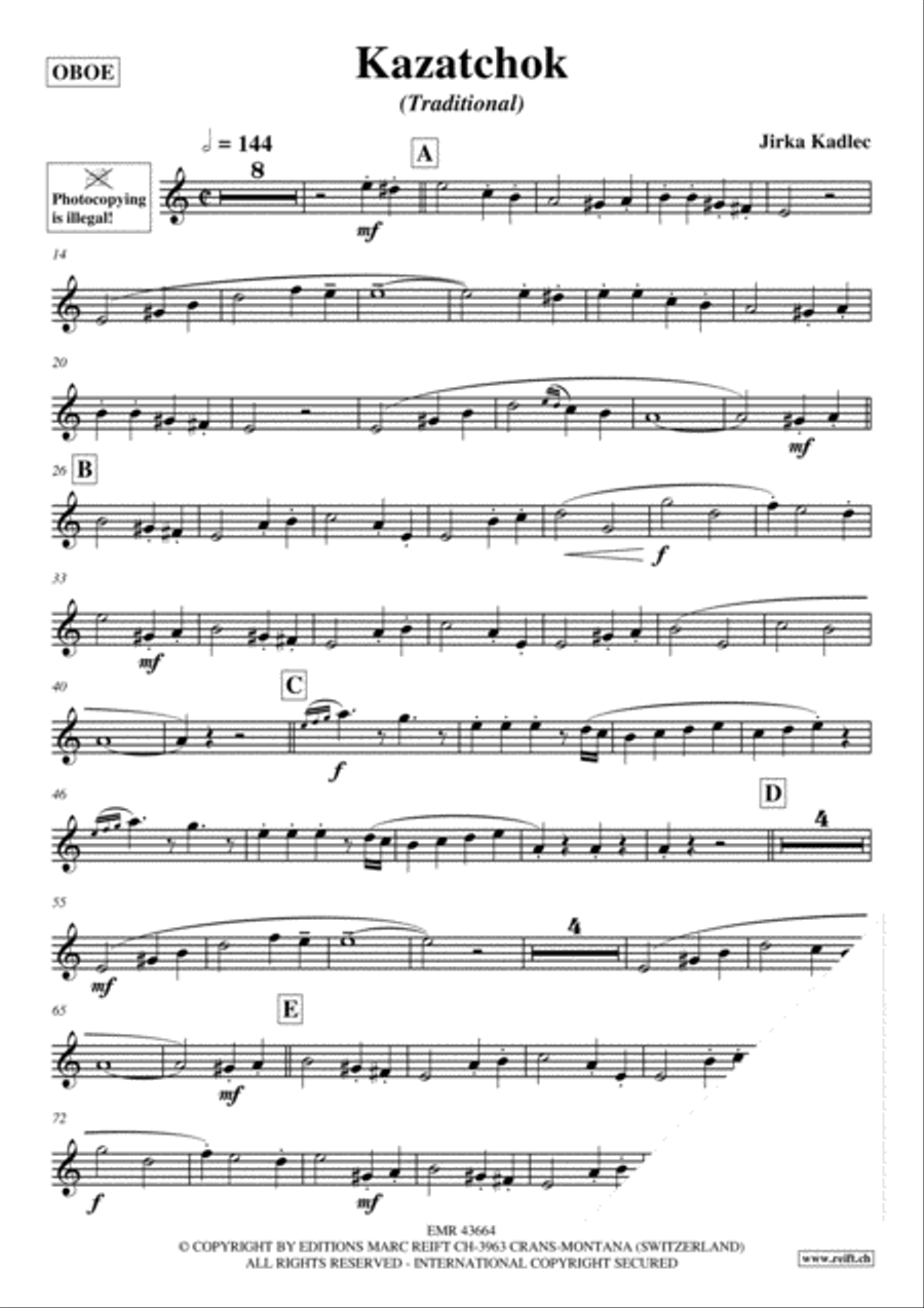 Kazatchok Kazatchok Piano Accompaniment scores gallery preview page 3