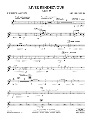 River Rendezvous - Eb Baritone Saxophone (Level 3