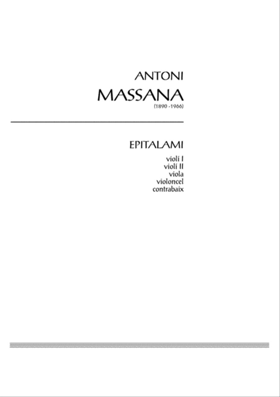 Epitalami String Orchestra scores gallery preview page 3