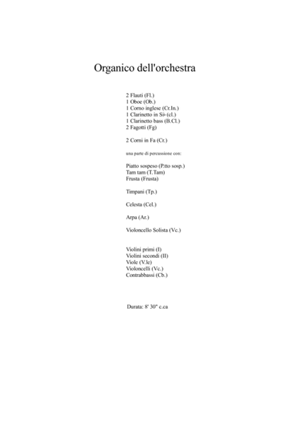 Alessandro Cusatelli: SEI VARIAZIONI PER VIOLONCELLO E PICCOLA ORCHESTRA (ES-20-103)