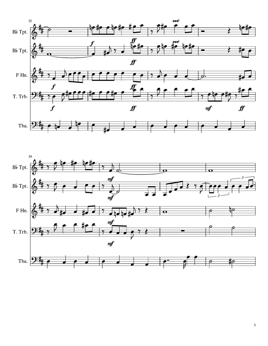 Ain't That A Kick In The Head Brass Ensemble - Digital Sheet Music page 5