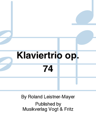 Klaviertrio op. 74