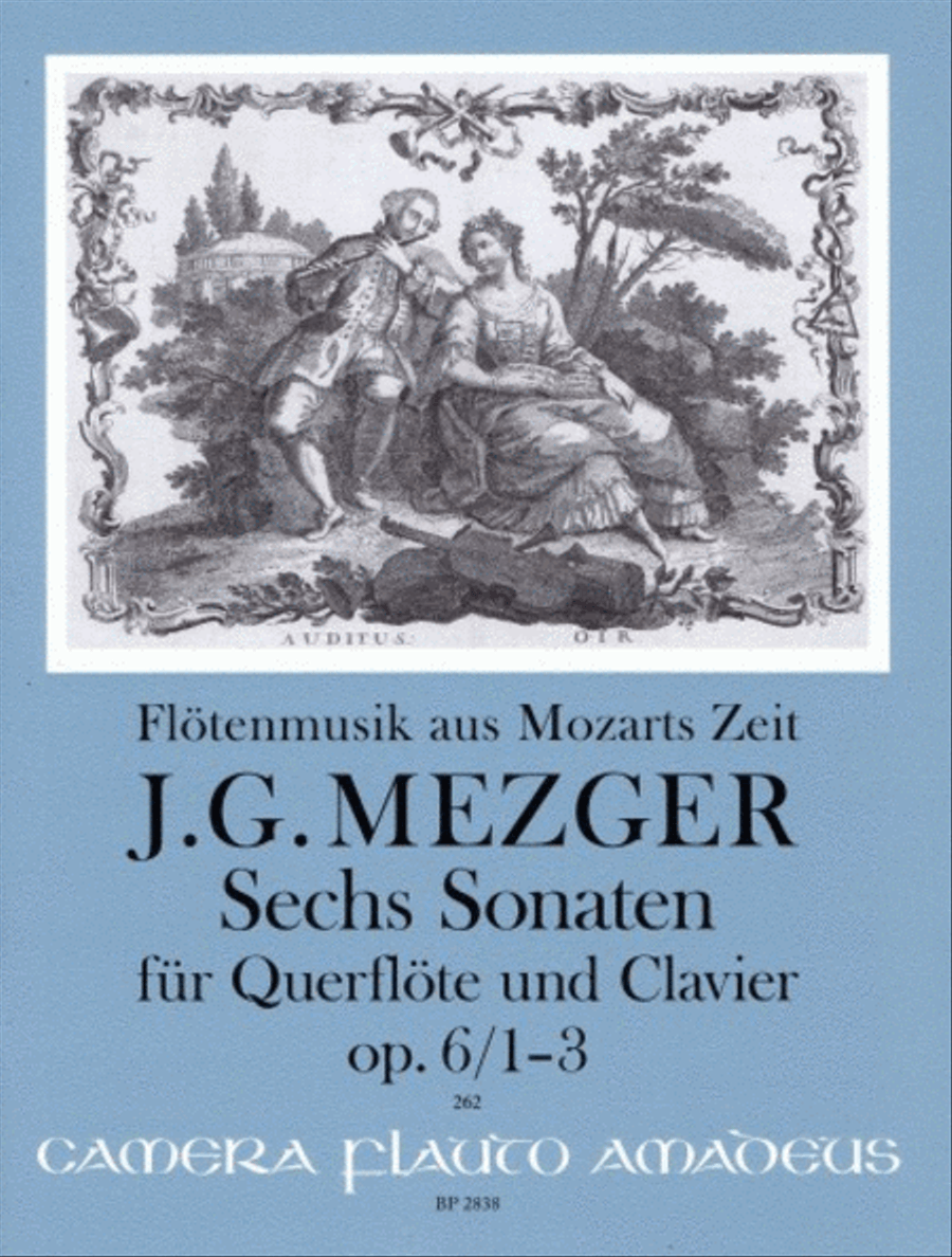 Sechs Sonaten für Querflöte und Klavier op. 6/1-3 Flute Solo scores gallery preview page 1