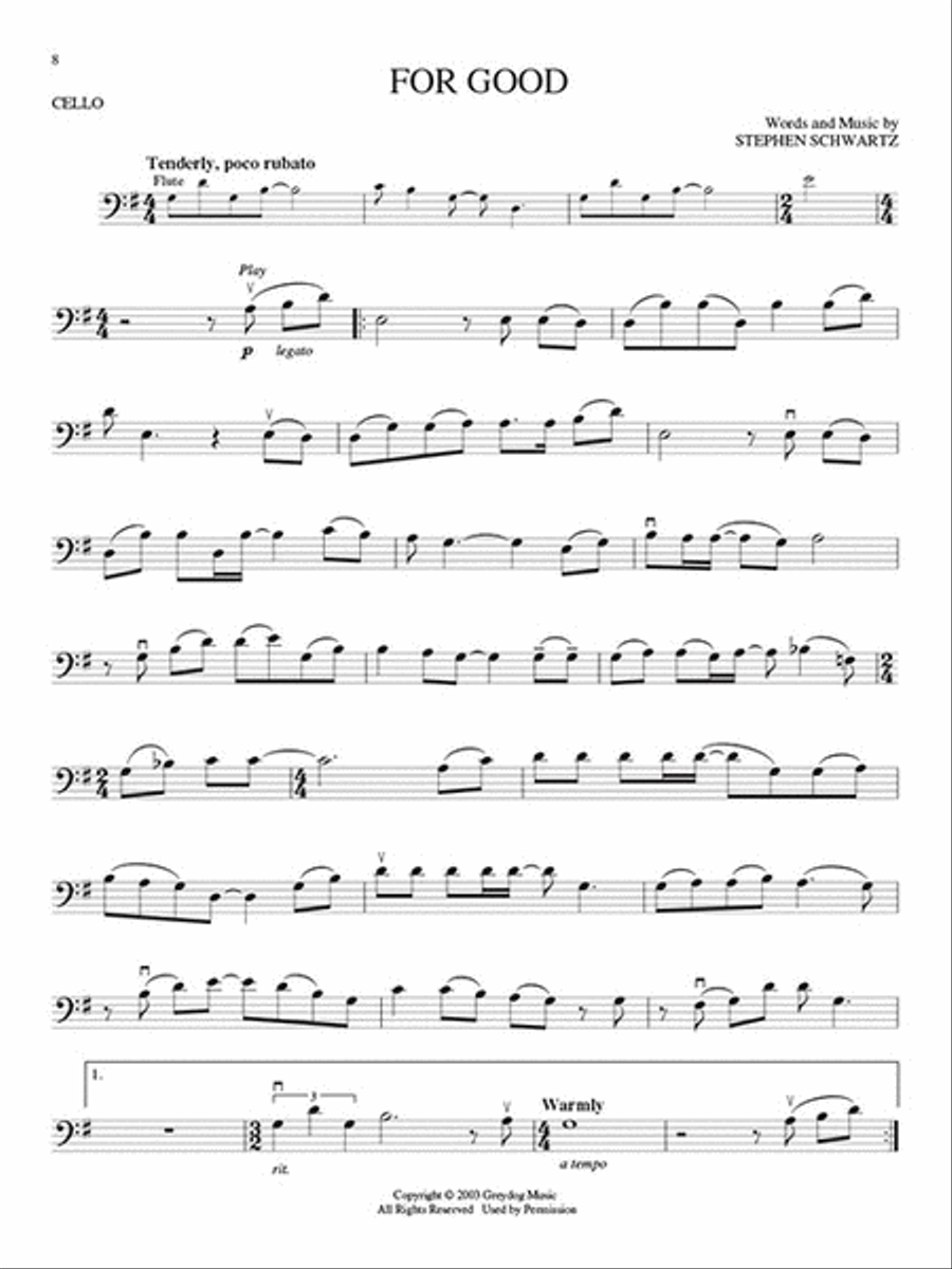 Wicked Wicked Cello scores gallery preview page 4